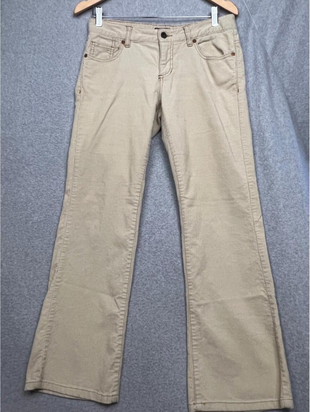Y2K 90s Vintage Polo Ralph Lauren Bootcut Pants Corduroy Womens 4 x 30 Low Rise